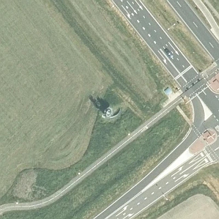 luchtfoto van een uitkijktoren